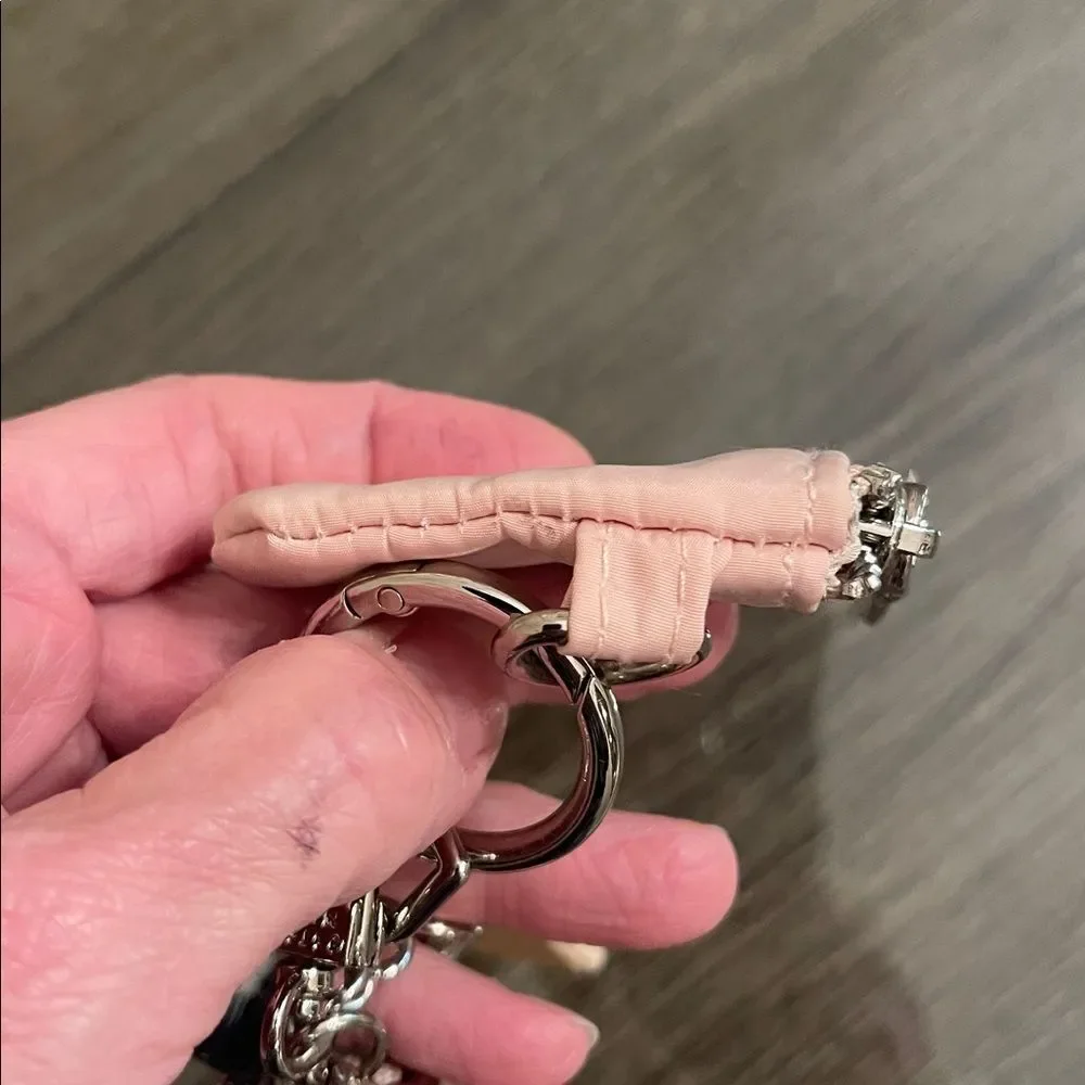 Steve Madden Blush Pink Keychain Set with Coin Purse  - Bag Charm